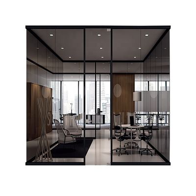 品質  Modern Office Desks Building Interiors Privacy Film Fixed Partition Wall Meeting Room Studio Sreen Mall Shop With Door and Handles Lock 工場