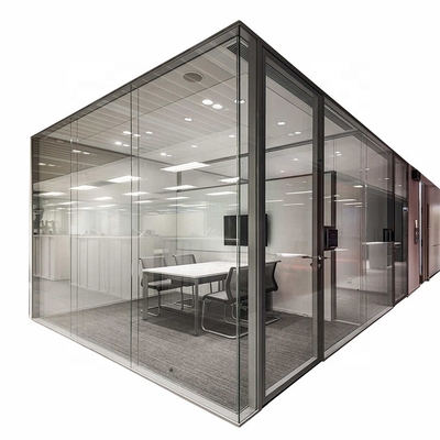 European OEM Soundproof Office Glass Partition Demountable Demountable Partition Wall System