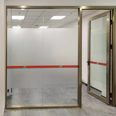 Modern High Quality Demountable Soundproof Half Of Durable Glass Partition Wall Office Aluminum Frame For Office Room Divider
