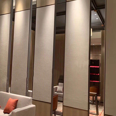 American Style Banquet Hall Folding Wall Partition, Movable Sound Insulation Partition, Fabric Panel