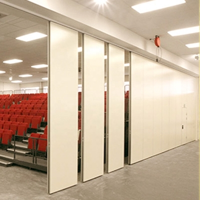 Modern Acoustic Folding Elevated Banquet Hall Wooden Room Divider Sliding Folding Movable Functional Wall Wood Dividers